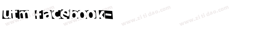 utm facebook字体转换